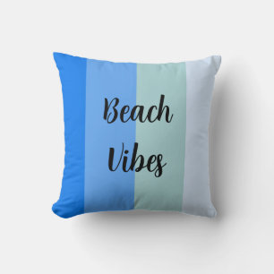 Blue Stripes Pattern Cushion