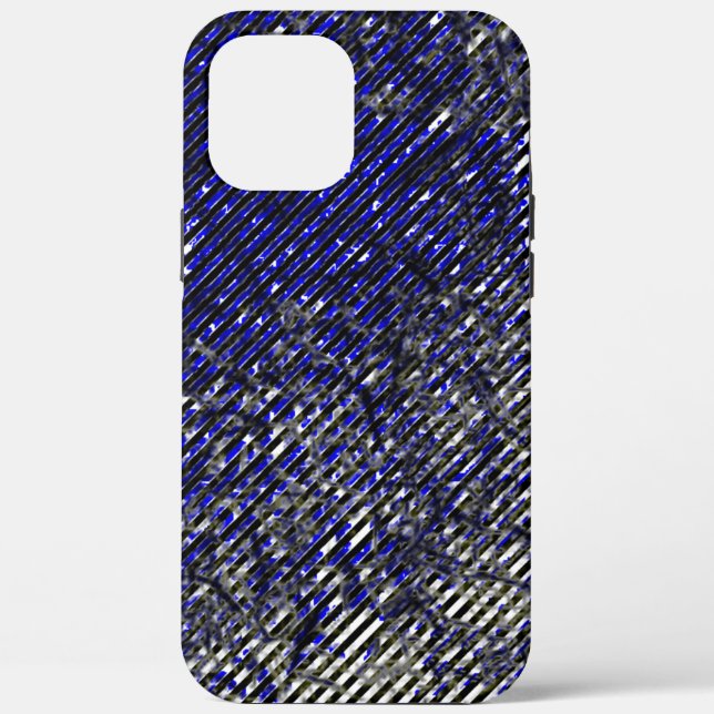 Blue stripes peeling in their colours  Case-Mate iPhone case (Back)