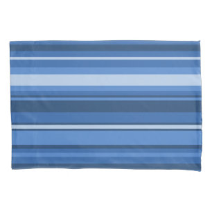 Blue stripes pillowcase