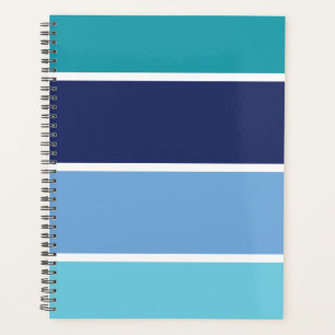 Blue Stripes Planner