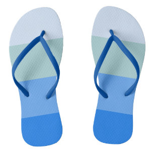 Blue Stripes Thongs