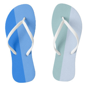 Blue Stripes Thongs