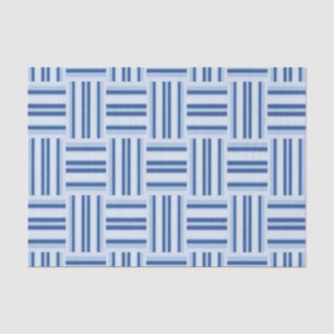 Blue Stripes tissue paper