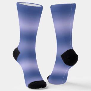 blue stripes vertical ombre gradient  socks