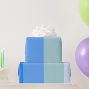 Blue Stripes Wrapping Paper