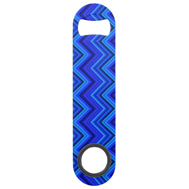 Blue stripes zigzag pattern (Front)