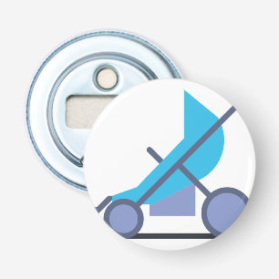 blue stroller bottle opener