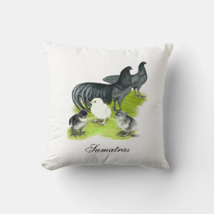 Blue Sumatra Family Cushion