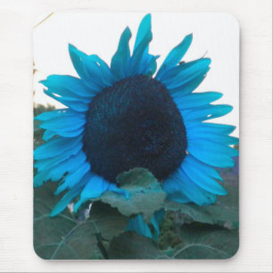Blue Sunflower 2 Mouse pad