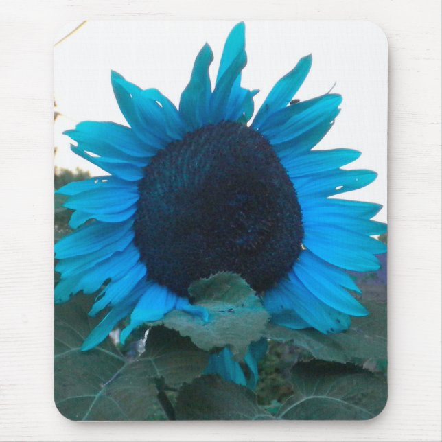 Blue Sunflower 2 Mouse pad (Front)