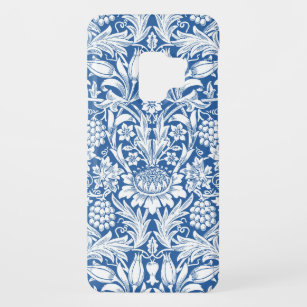 Blue Sunflower Grapes Pattern William Morris Case-Mate Samsung Galaxy S9 Case