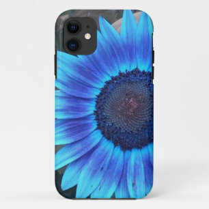Blue Sunflower iPhone 5 case