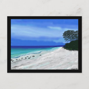 Blue Sunrise at the Beach Postcards