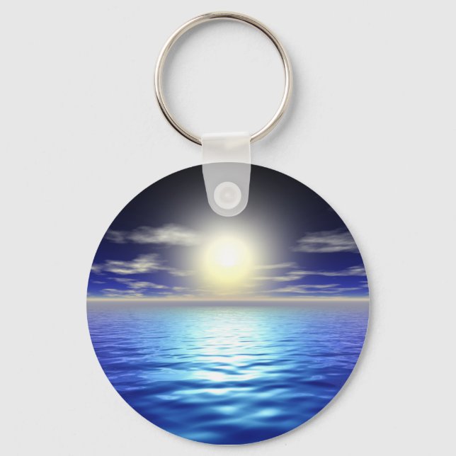 Blue Sunrise Key Ring (Front)