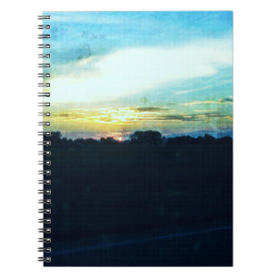 Blue Sunset Notebook