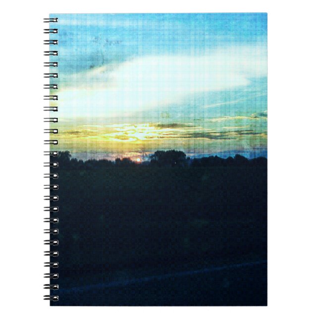 Blue Sunset Notebook (Front)