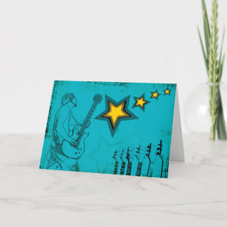 Blue Superstar Card