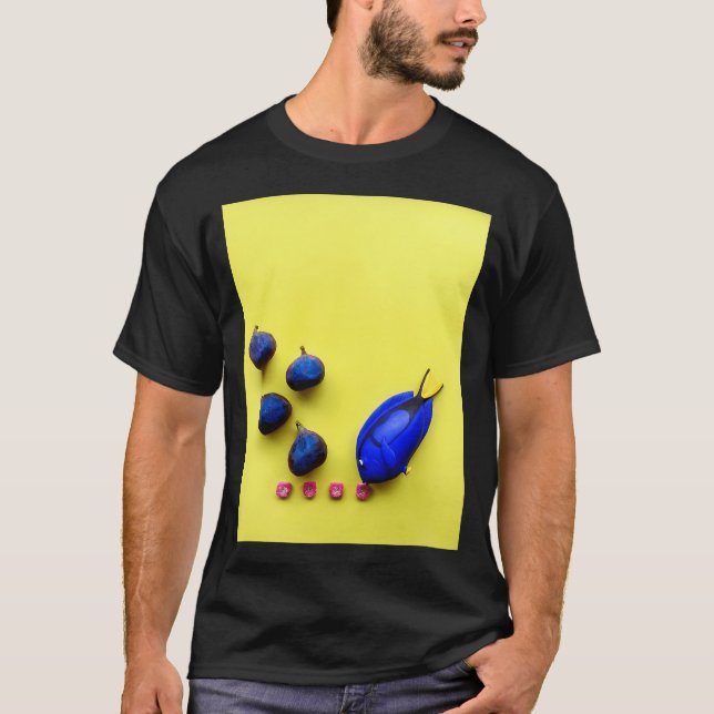 Blue surgeon fish school T-Shirt (Front)