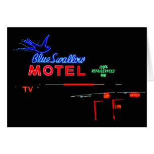 Blue Swallow Motel Neon Sign, Tucumcari, N.M.