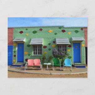 Blue Swallow Motel, Rooms 10 & 11, Tucumcari, N.M. Postcard