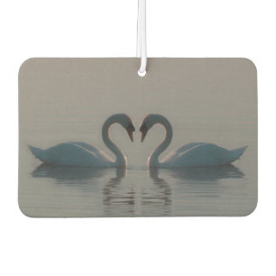 Blue Swans Must Be Love Car Air Freshener
