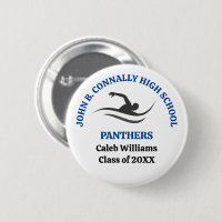 Blue Swim Team Personalised Swimmer