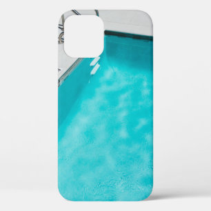 Blue swimming pool iPhone 12 case