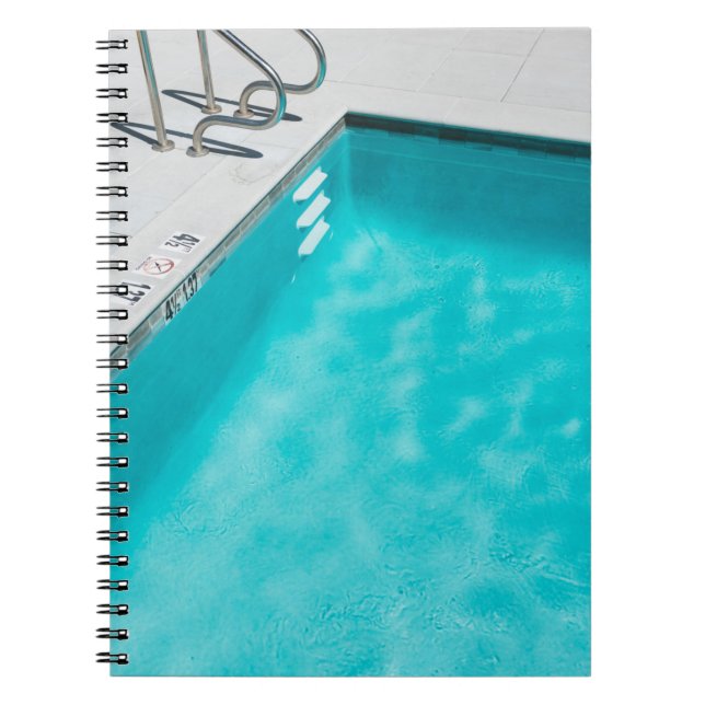 Blue swimming pool notebook (Front)