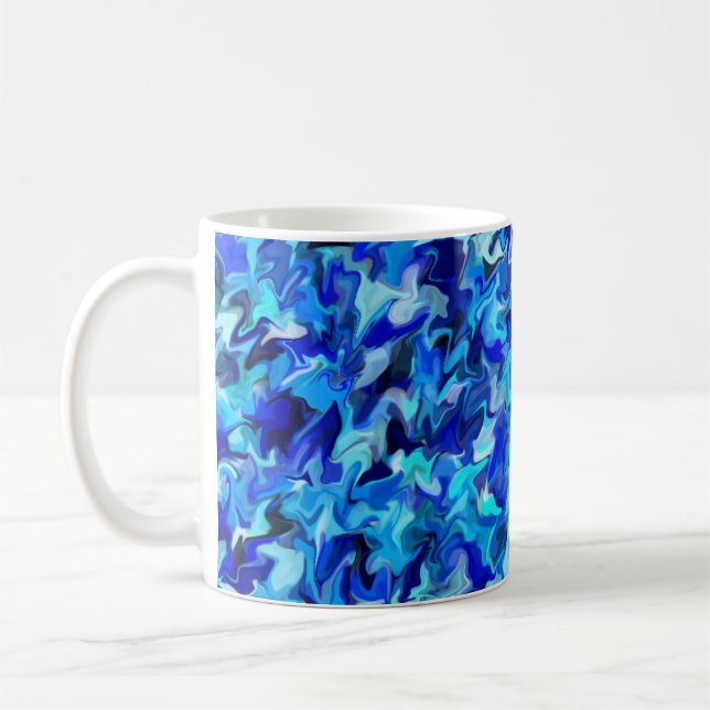 Blue Swirl 11oz Mug (Left)