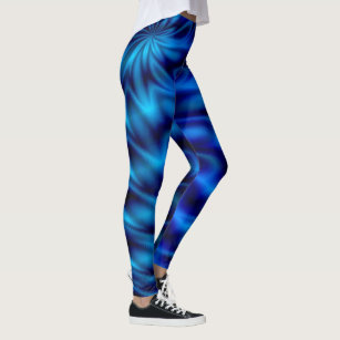 Blue Swirl Leggings