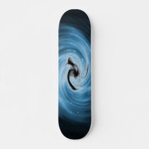 Blue Swirl Skateboard