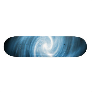 blue swirl skateboard