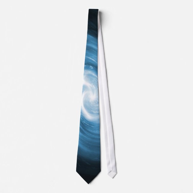 Blue Swirl Tie (Front)