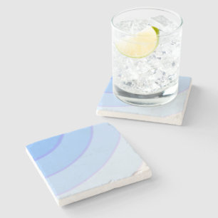 Blue Swirls Stone Coaster