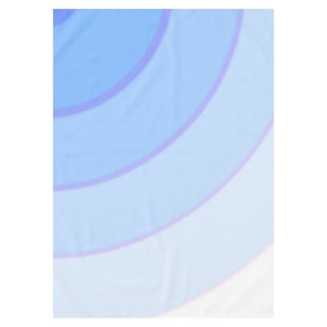 Blue Swirls Tablecloth (Front)