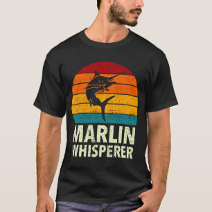 Blue Swordfish Marlin Whisperer Sport Sea Fishing T-Shirt