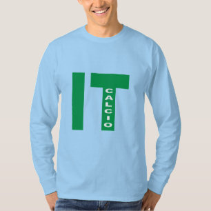 Blue T-shier sky sleeves long ITALIA CALCIO T-Shirt