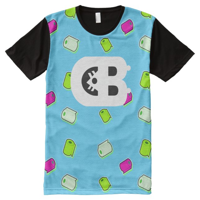 Blue T Shirt The Toilet Roll (Front)