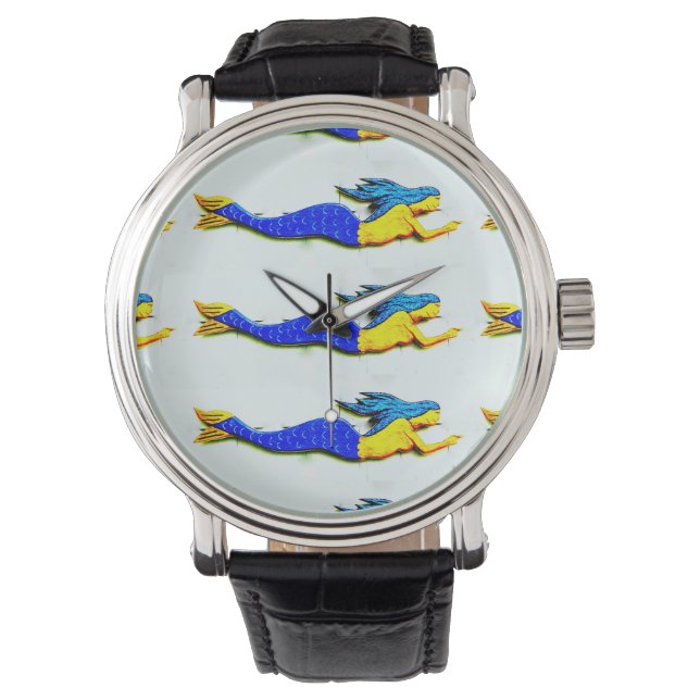 blue-tail mermaids watch (Front)