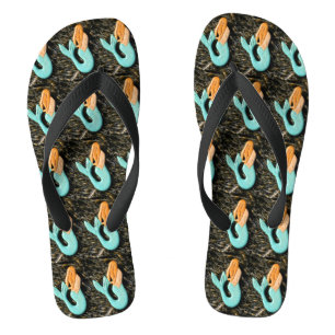 blue-tailed redheaded mermaids thongs
