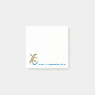 Blue Tailed Skink Personalised Post-It Notes Pad