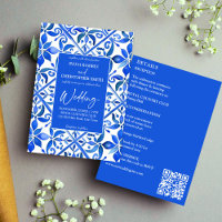 Blue Talavera Spanish tiles all in one wedding
