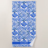Blue Talavera Spanish tiles bridesmaids gifts
