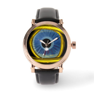 BLUE TALISMAN / GOLD BLUE EYE WATCH