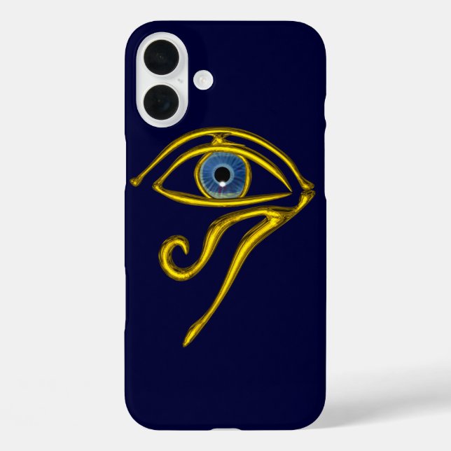 BLUE TALISMAN Gold Horus Eye Case-Mate iPhone Case (Back)