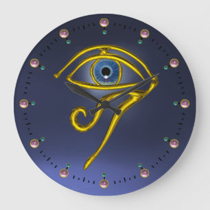 BLUE TALISMAN LARGE CLOCK