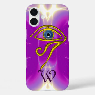 BLUE TALISMAN MONOGRAM  Pink Fuchsia Purple iPhone 16 Plus Case