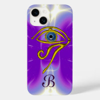 BLUE TALISMAN MONOGRAM Pink Fuchsia Purple