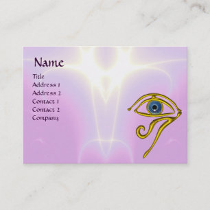 BLUE TALISMAN, purple violet white pink Business Card