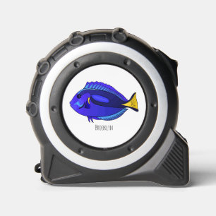 Blue tang fish cartoon illustration 1